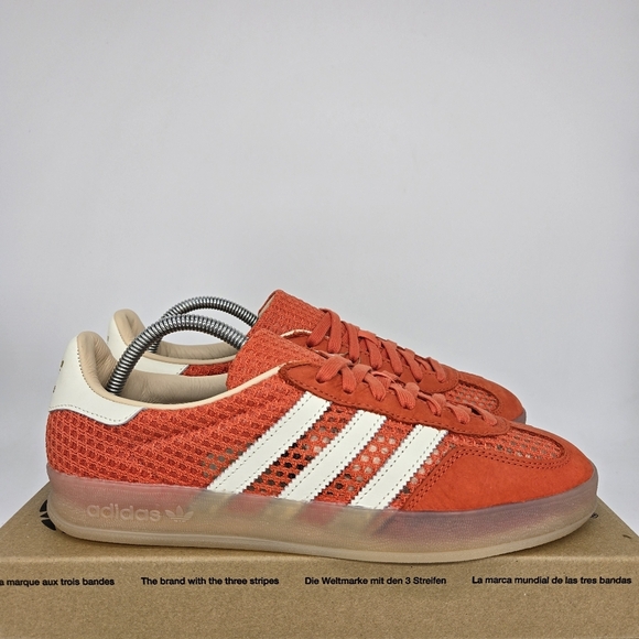 New adidas Gazelle Indoor Glow Amber Off White JS0713 Men's Shoes Size 13 - Picture 3 of 8